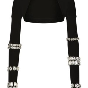 Dolce & Gabbana  KIM DOLCE&GABBANA Milano-rib embellished shrug