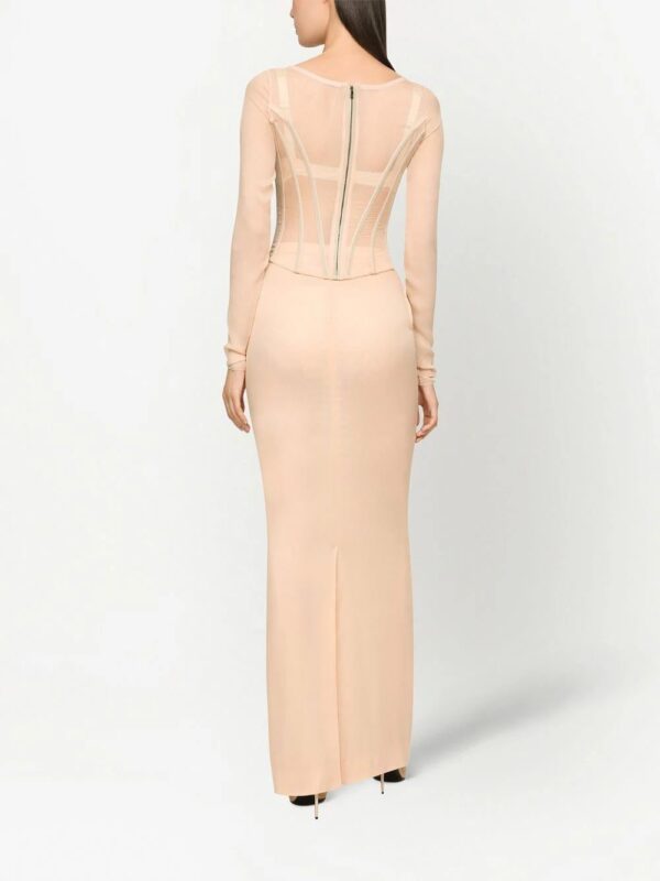 Dolce & Gabbana  KIM DOLCE&GABBANA floor-length stretch-silk skirt - Image 4