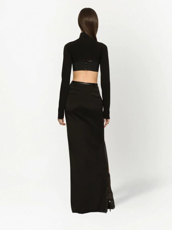 Dolce & Gabbana  KIM DOLCE&GABBANA number-patch straight skirt - Image 4