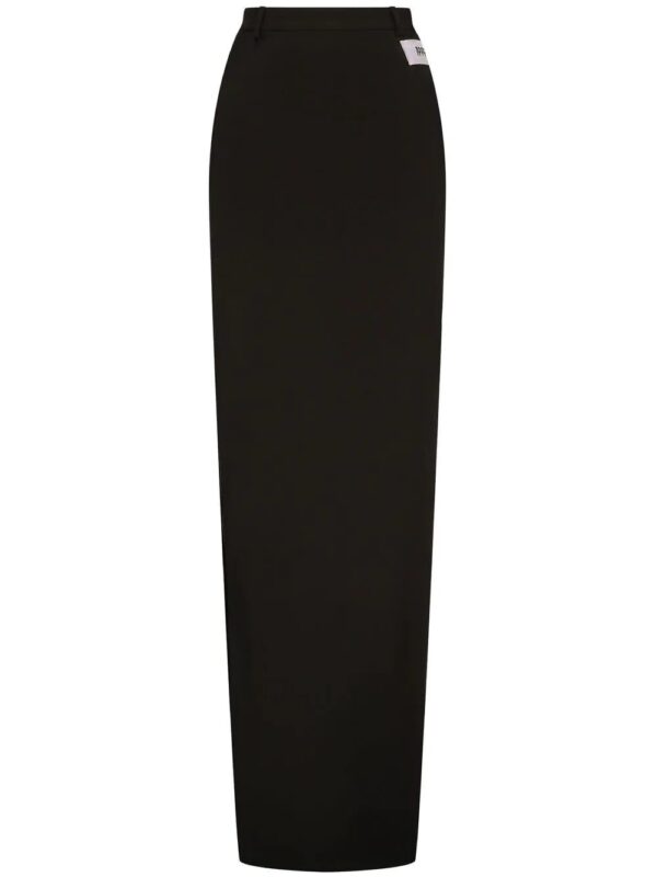 Dolce & Gabbana  KIM DOLCE&GABBANA number-patch straight skirt