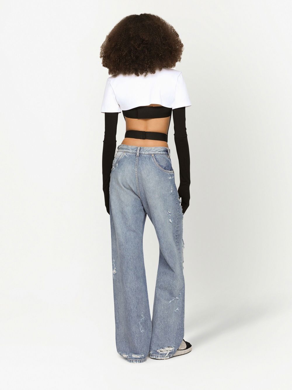 Dolce & Gabbana KIM DOLCE&GABBANA tulle corset top - Image 4