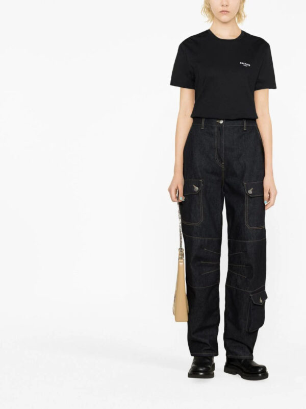 Balmain  logo-print cotton T-shirt - Image 2