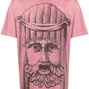 Versace Mask-print cotton jersey T-shirt