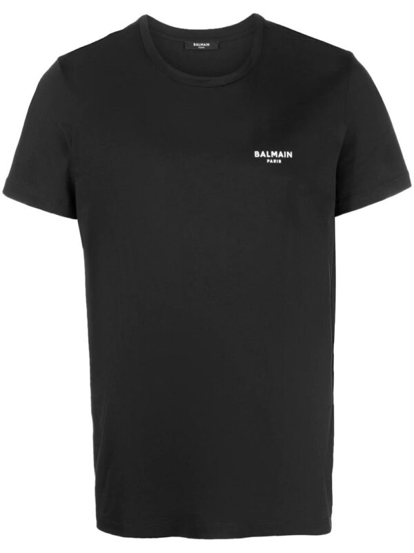Balmain  logo-print organic cotton T-shirt