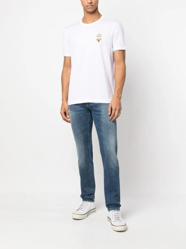 Dolce & Gabbana  embroidered cotton T-shirt - Image 2