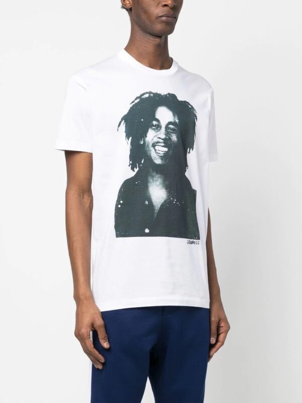 Dsquared2  Bob Marley quote t-shirt - Image 2