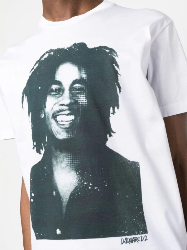 Dsquared2  Bob Marley quote t-shirt - Image 4