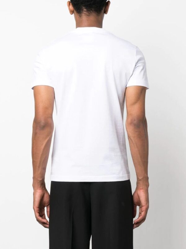 Versace Jeans Couture  foil logo cotton T-shirt - Image 4
