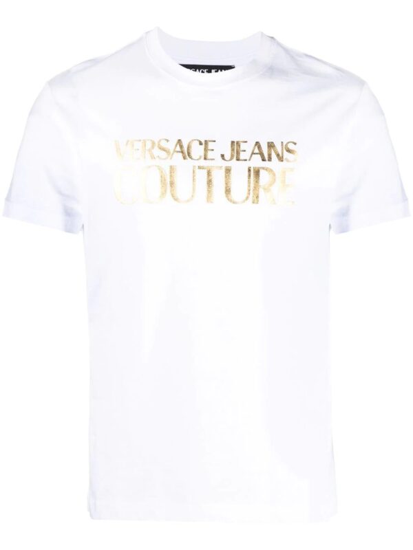 Versace Jeans Couture  foil logo cotton T-shirt
