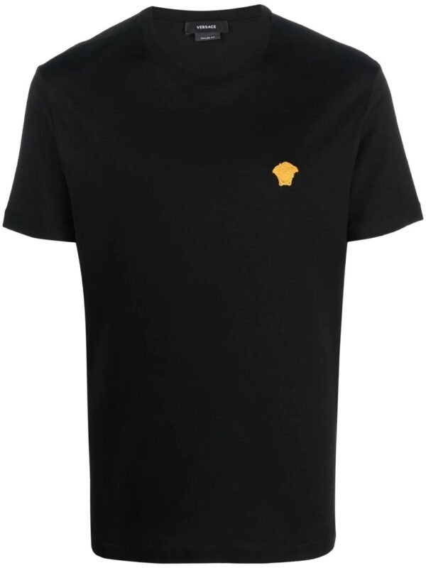 Versace  Medusa head embroidered T-shirt
