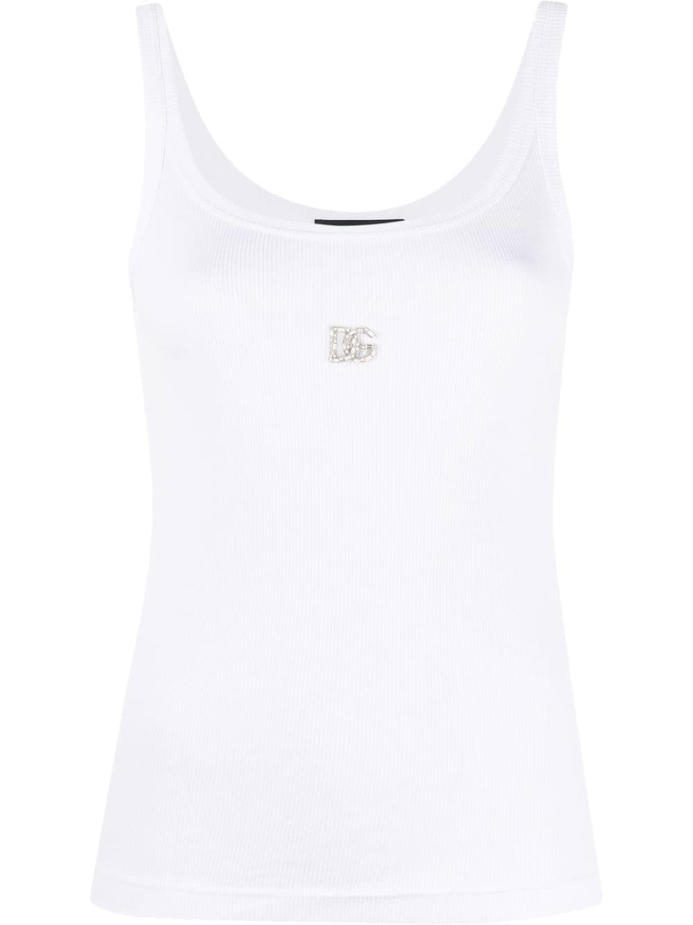 Dolce & Gabbana DG crystal-embellished tank top