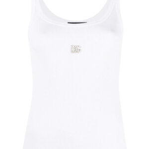 Dolce & Gabbana DG crystal-embellished tank top