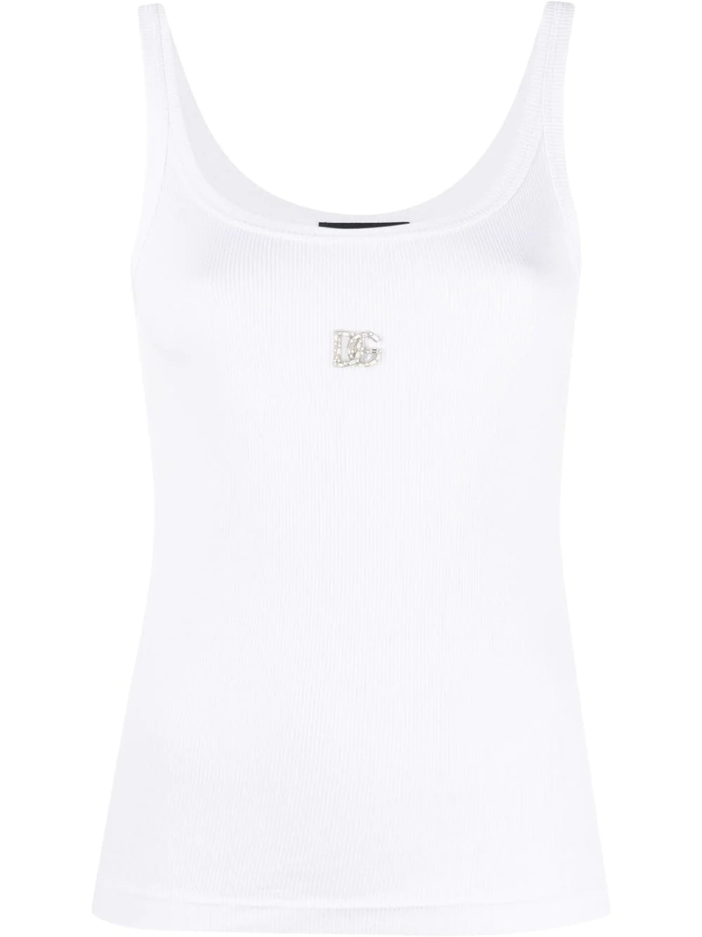 Dolce & Gabbana DG crystal-embellished tank top