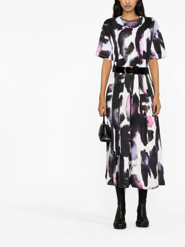 Alexander McQueen  printed cotton T-shirt - Image 2