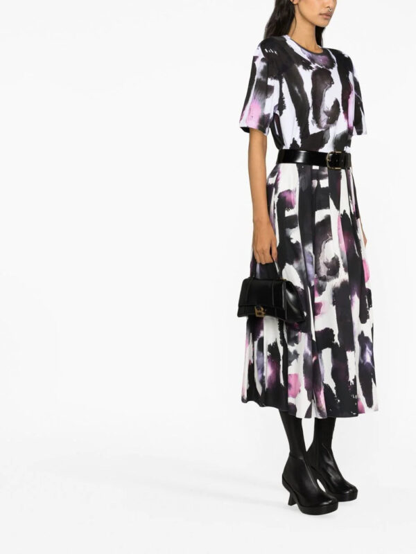 Alexander McQueen  printed cotton T-shirt - Image 4