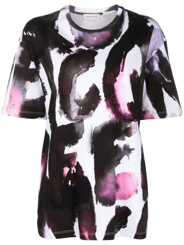 Alexander McQueen  printed cotton T-shirt