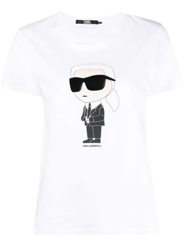Karl Lagerfeld  Ikonik organic-cotton T-shirt