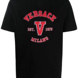 Versace logo appliqué T-shirt
