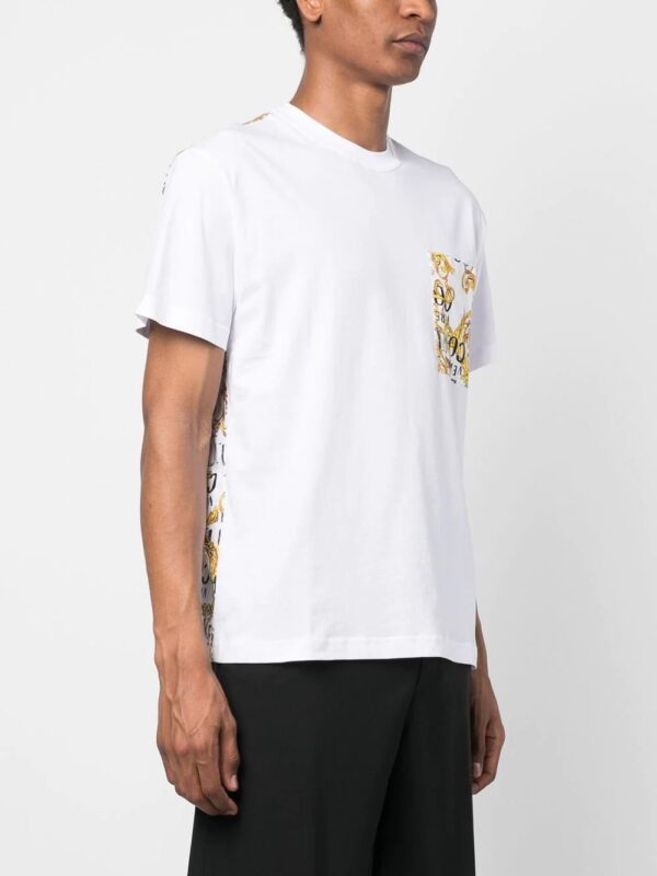 Versace Jeans Couture  Logo Couture contrasting T-shirt - Image 3