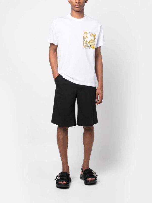 Versace Jeans Couture  Logo Couture contrasting T-shirt - Image 2