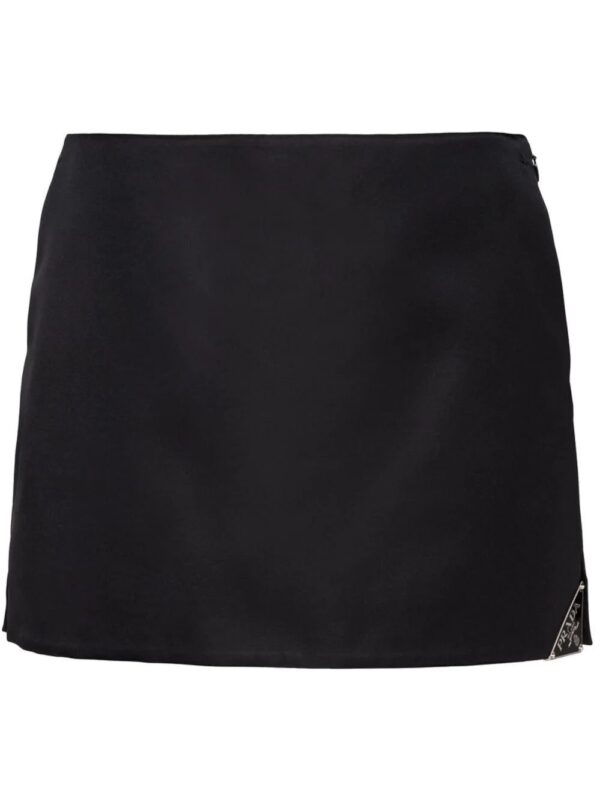 Prada  triangle-logo mini skirt
