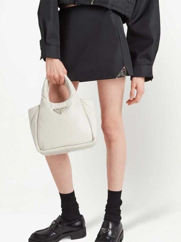 Prada  triangle-logo mini skirt - Image 4