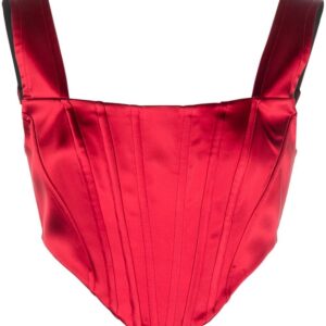 Dolce & Gabbana  lattice-strap corset top