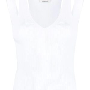 Alexander McQueen cut-out sleeveless top