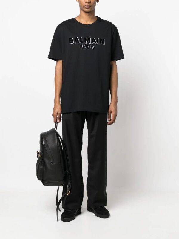 Balmain  logo-patch T-shirt - Image 2