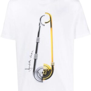 Versace Safety Pin logo-print T-shirt