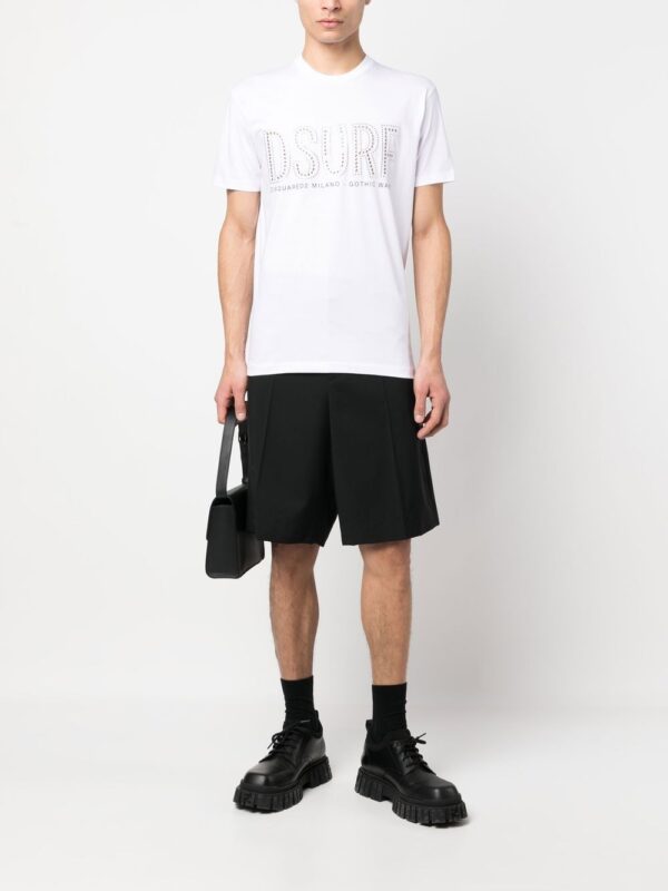 DSQUARED2  logo-studded short-sleeve T-shirt - Image 2