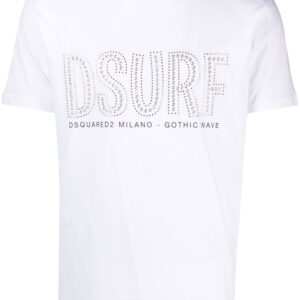 DSQUARED2  logo-studded short-sleeve T-shirt