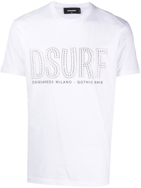 DSQUARED2  logo-studded short-sleeve T-shirt