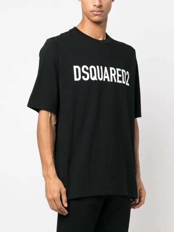 Dsquared2  logo print cotton T-shirt - Image 3