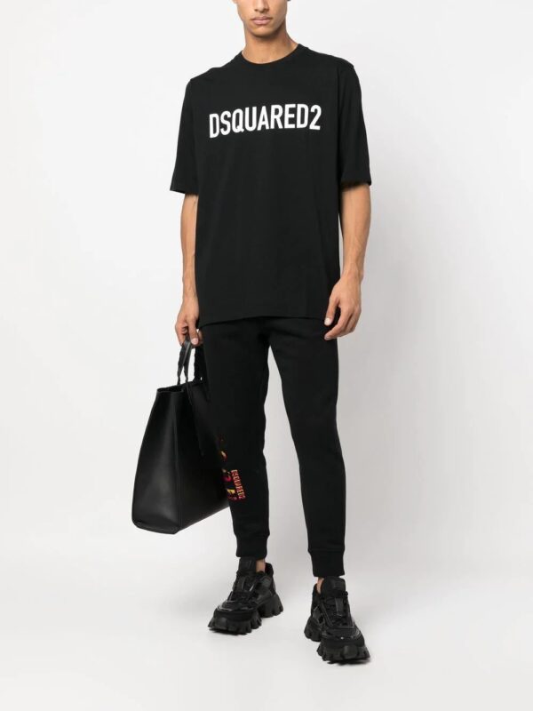Dsquared2  logo print cotton T-shirt - Image 2