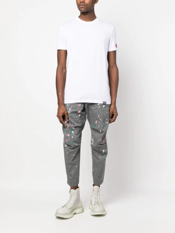 Dsquared2  logo-patch detail T-shirt - Image 2