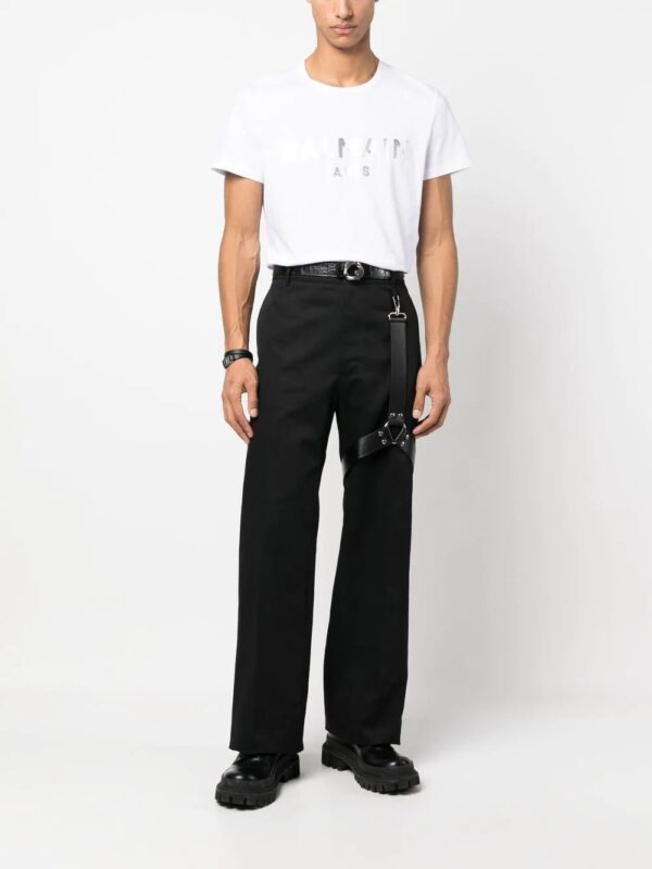 Balmain  logo-print detail T-shirt - Image 2