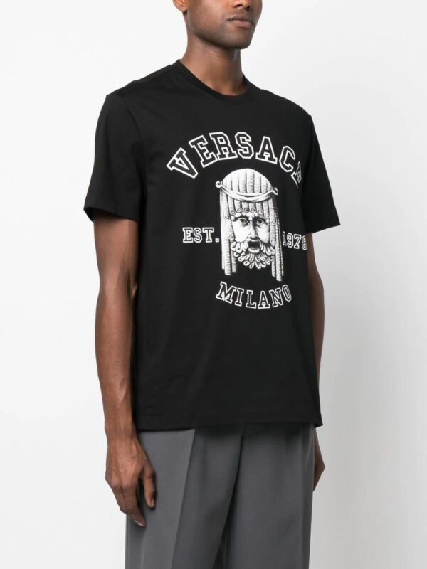Versace  logo-print detail T-shirt - Image 3