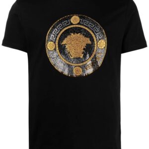 Versace round-neck cotton T-shirt