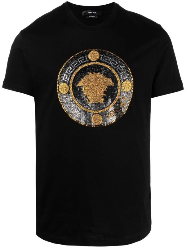 Versace  round-neck cotton T-shirt