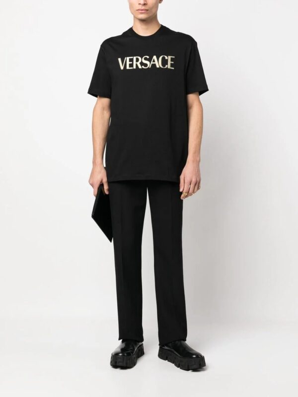 Versace  logo-print cotton T-shirt - Image 2