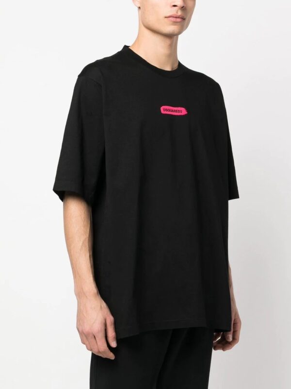Dsquared2  logo-stamp cottonT-shirt - Image 4