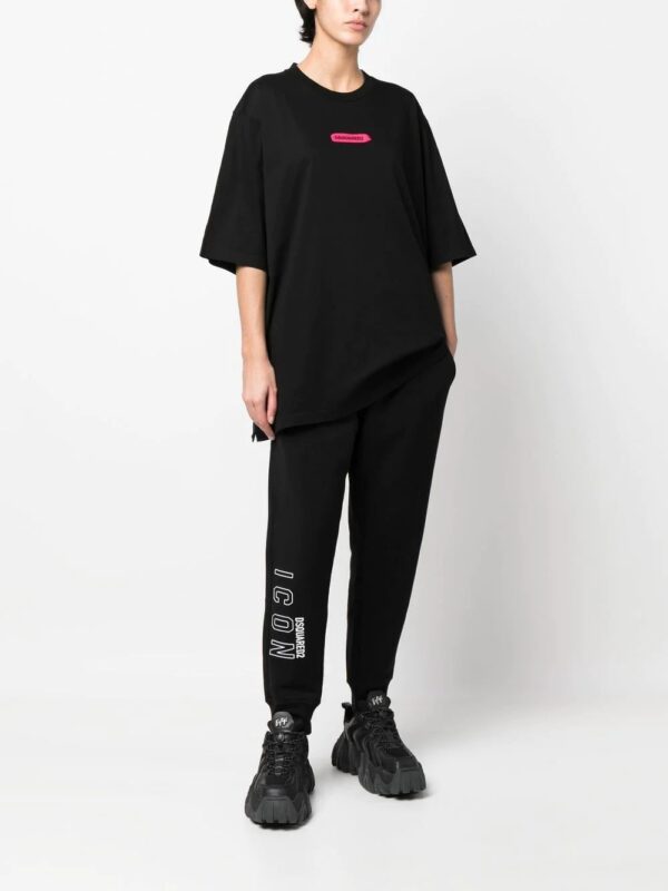 Dsquared2  logo-stamp cottonT-shirt - Image 3