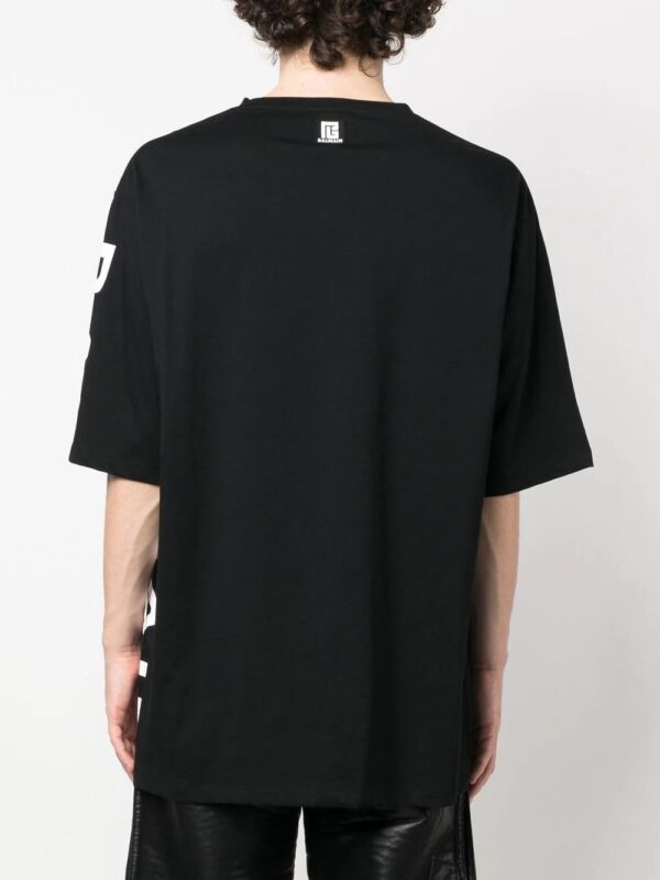 Balmain  oversized logo-print T-shirt - Image 3