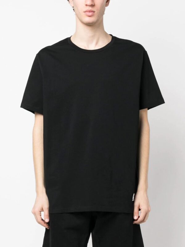 Balmain  logo-patch crew-neck T-shirt - Image 3