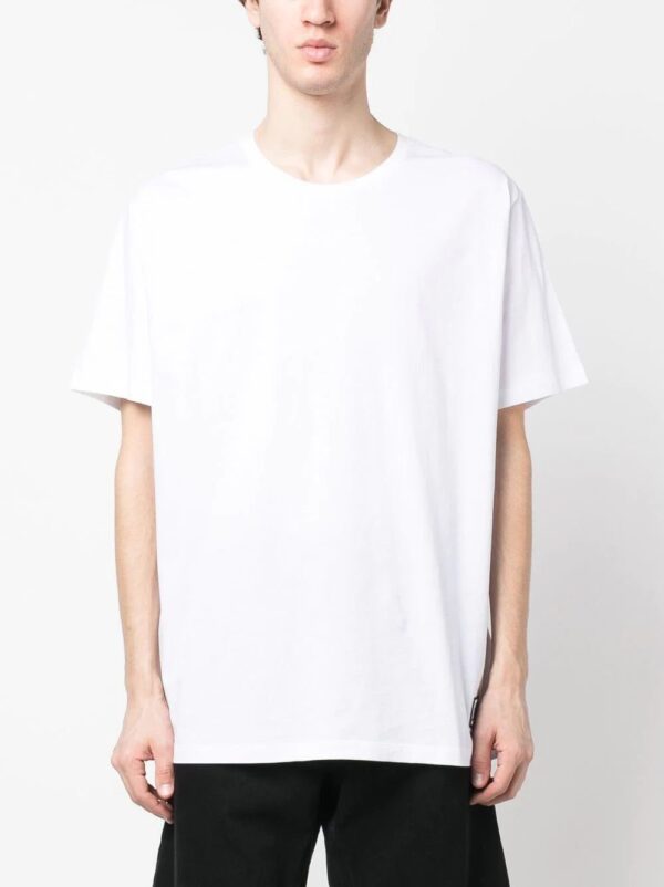 Balmain  logo-patch crew-neck T-shirt - Image 5