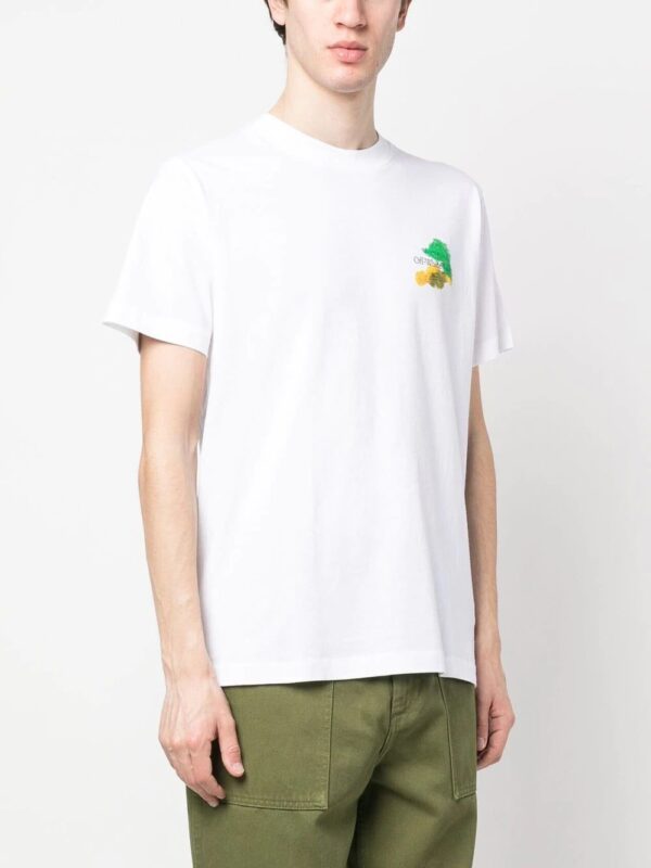 Off-White  Brush Arrow logo-print T-shirt - Image 4