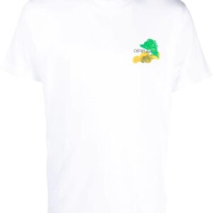 Off-White  Brush Arrow logo-print T-shirt