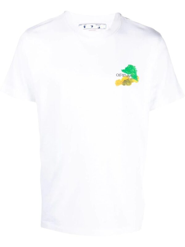Off-White  Brush Arrow logo-print T-shirt