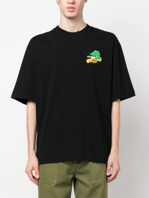 Off-White  Brush Arrow logo-print T-shirt - Image 3